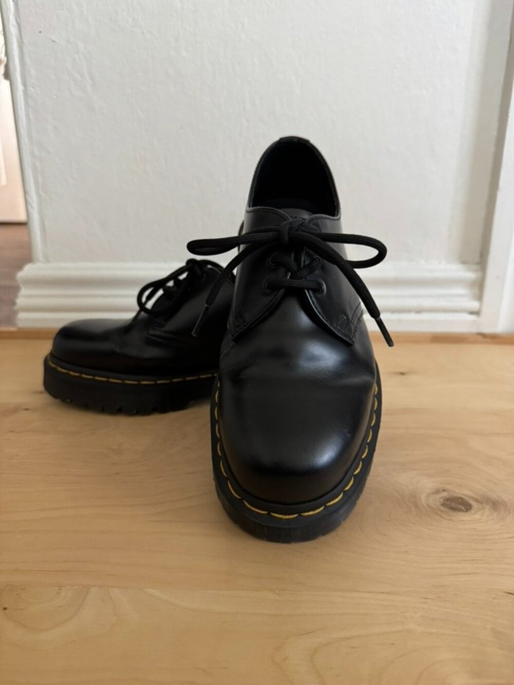 Dr. Martens 1461 Bex Smooth Leather Oxford Shoes Black EU 39 / US 8 Platform